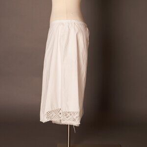 Antique Split Leg White Lace Bloomers Underwear Shorts